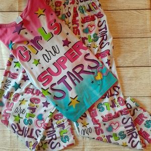 Girls are Super Stars Pajama Set